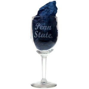 Penn State wine glass image